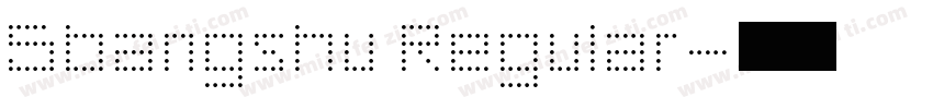 Sbangshu Regular字体转换